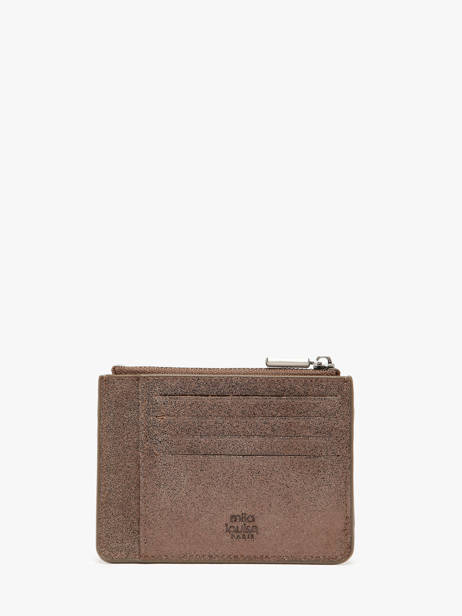 Kaarthouder Leder Mila louise Bruin vintage 3570X ander zicht 2